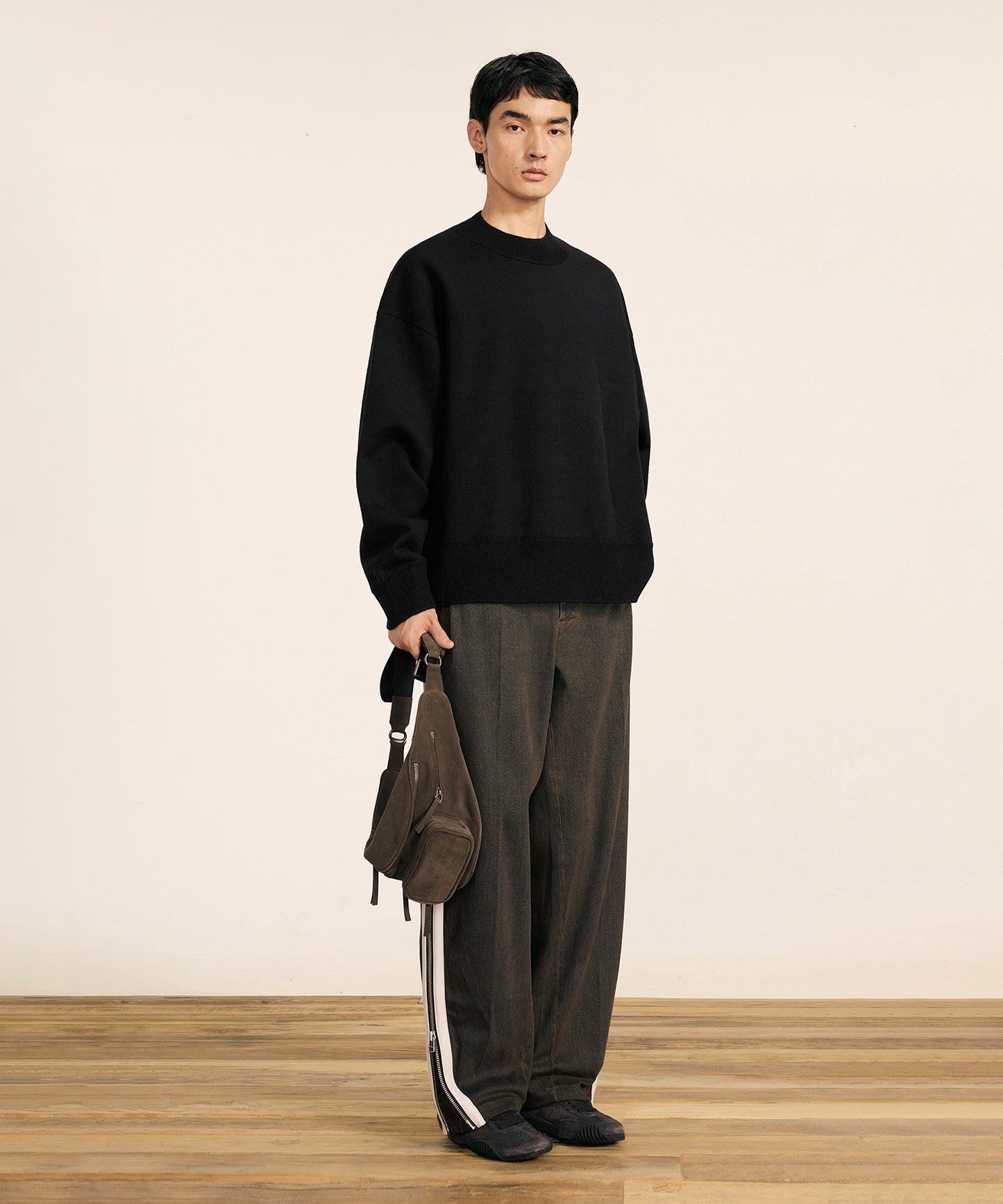 [CROQUIS] Convertible Zip Denim Trousers