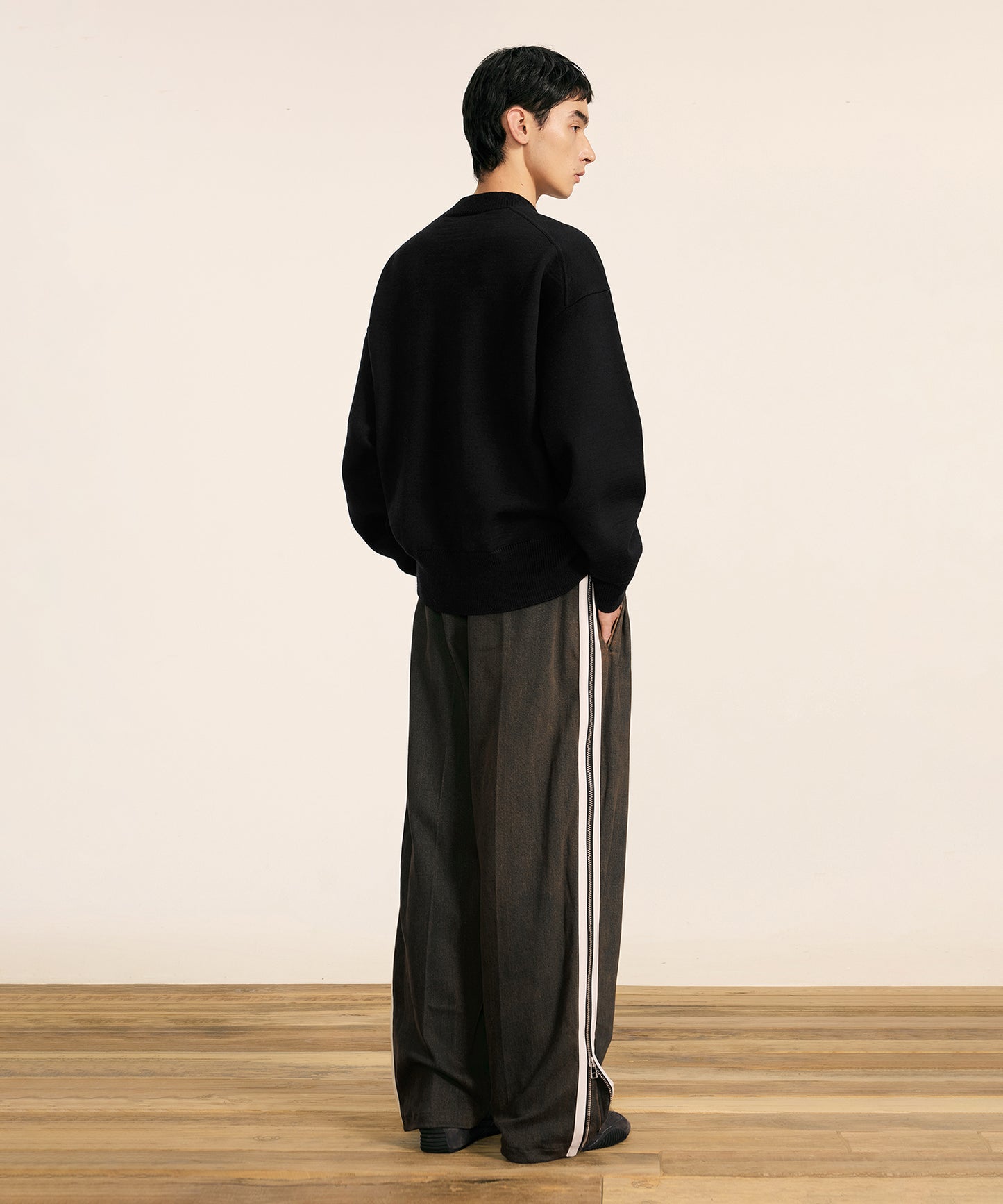 [CROQUIS] Convertible Zip Denim Trousers