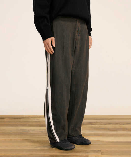 [CROQUIS] Convertible Zip Denim Trousers