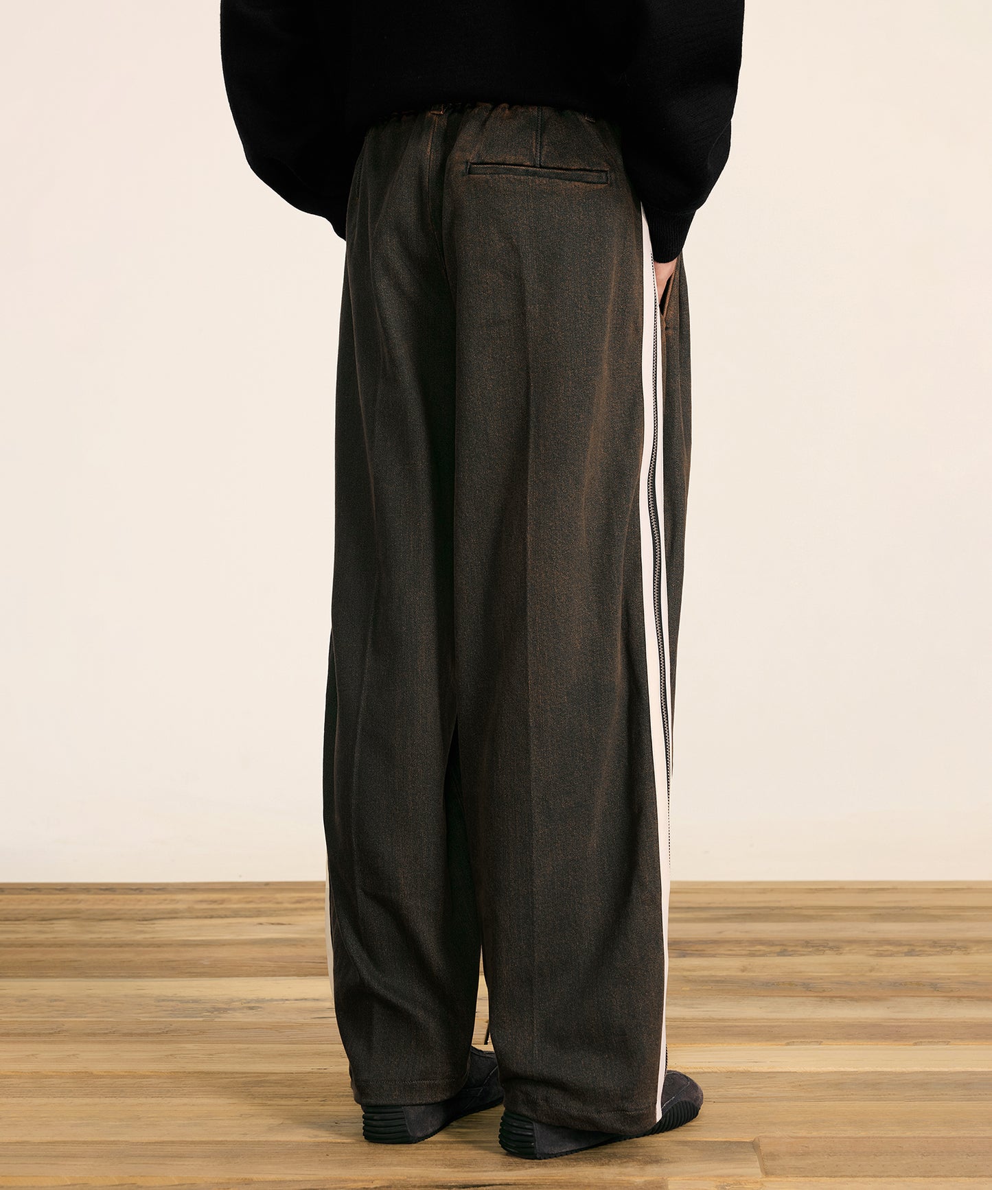 [CROQUIS] Convertible Zip Denim Trousers