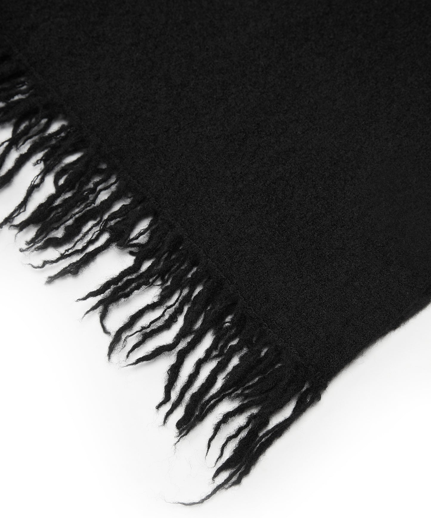 [CROQUIS] Felted Wool Fringe Scarf