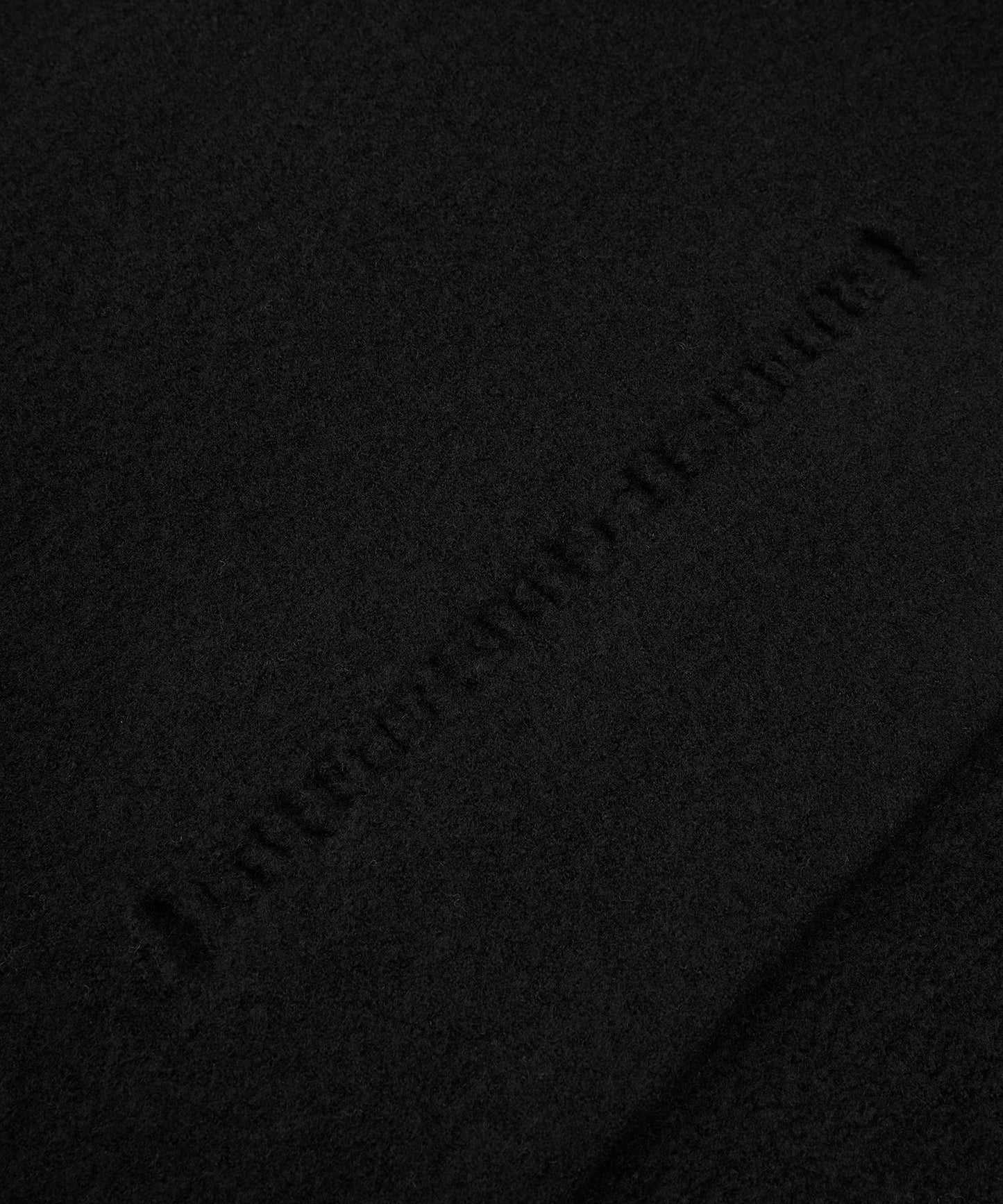 [CROQUIS] Felted Wool Fringe Scarf