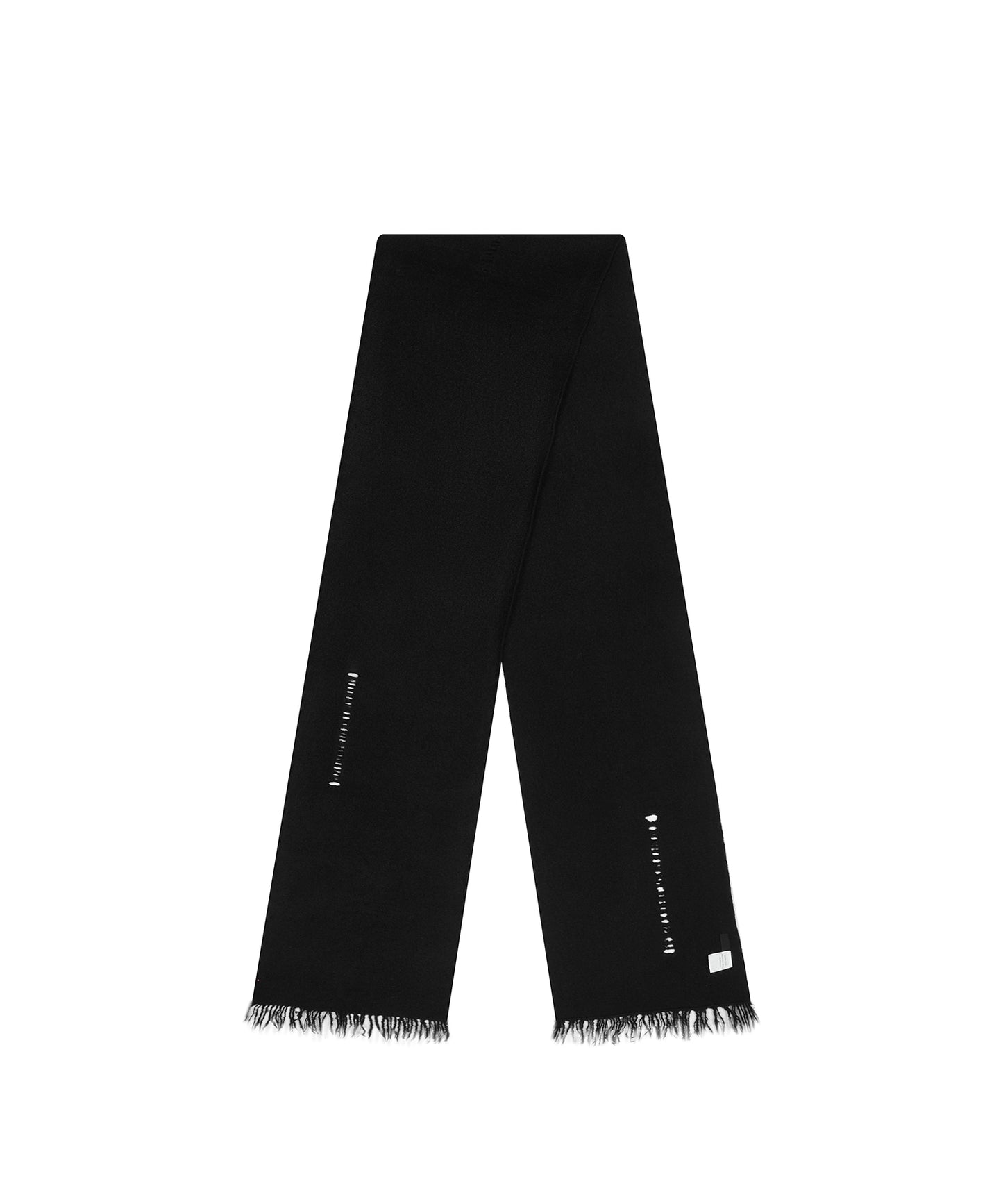 [CROQUIS] Felted Wool Fringe Scarf