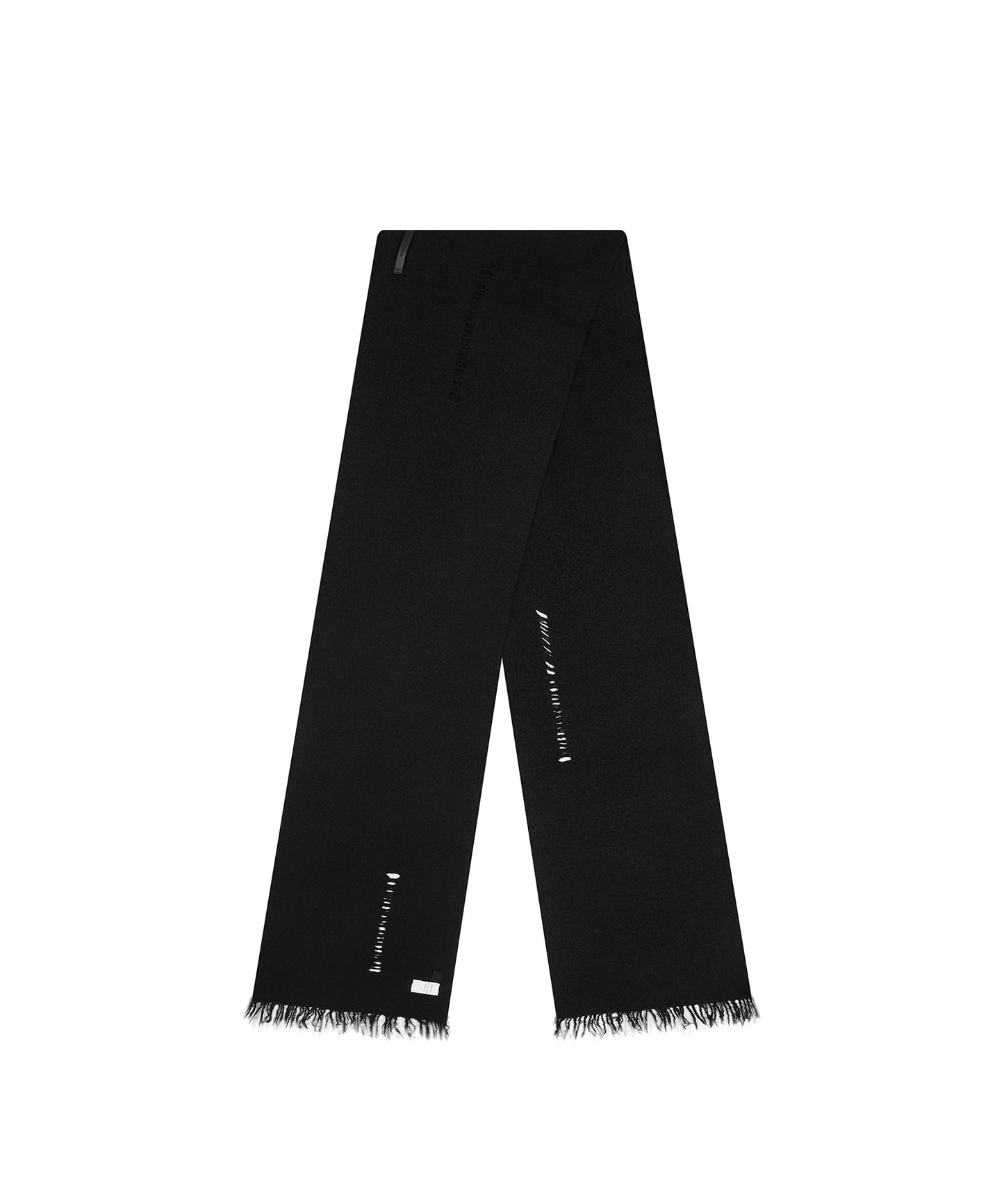 [CROQUIS] Felted Wool Fringe Scarf