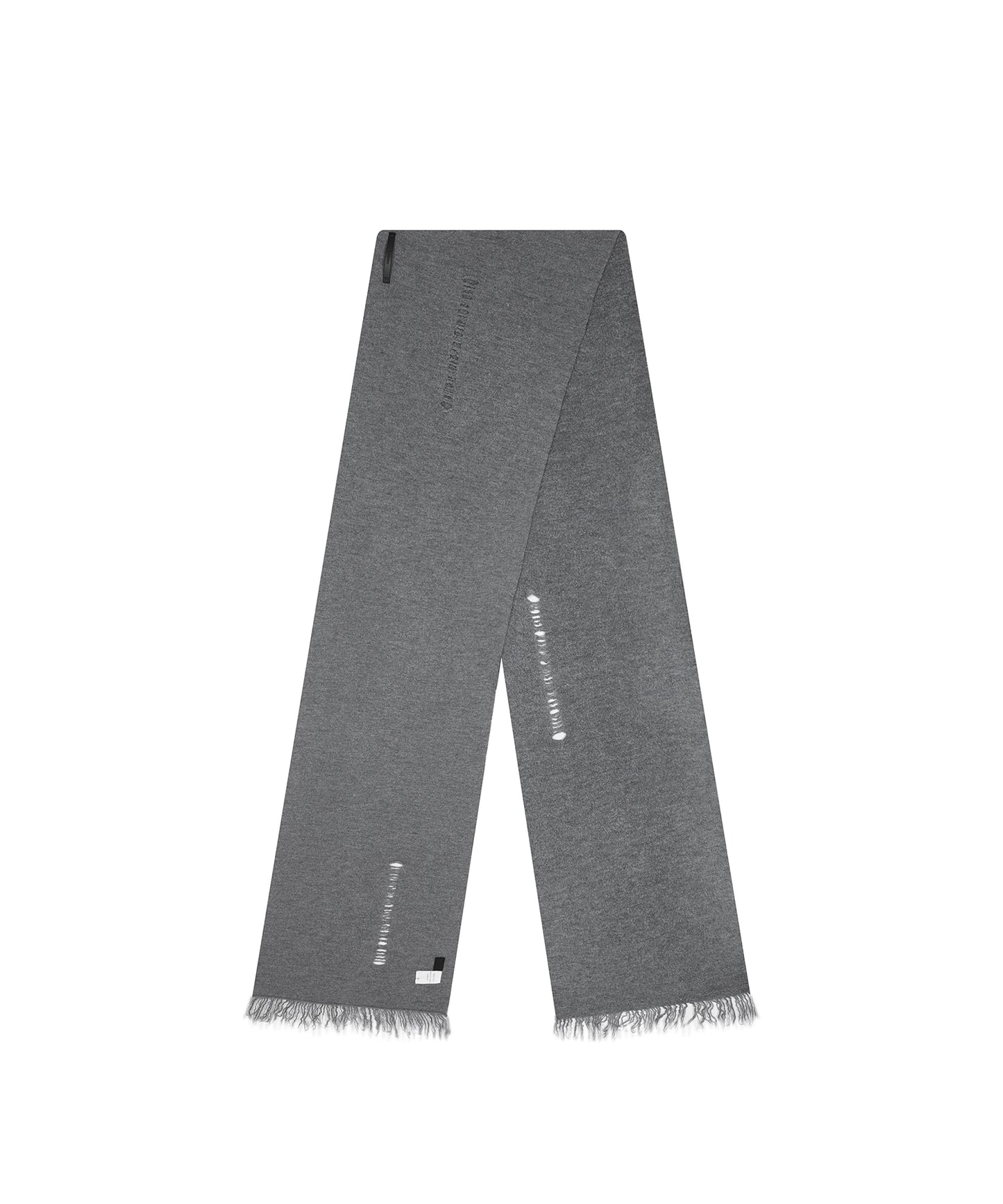 [CROQUIS] Felted Wool Fringe Scarf