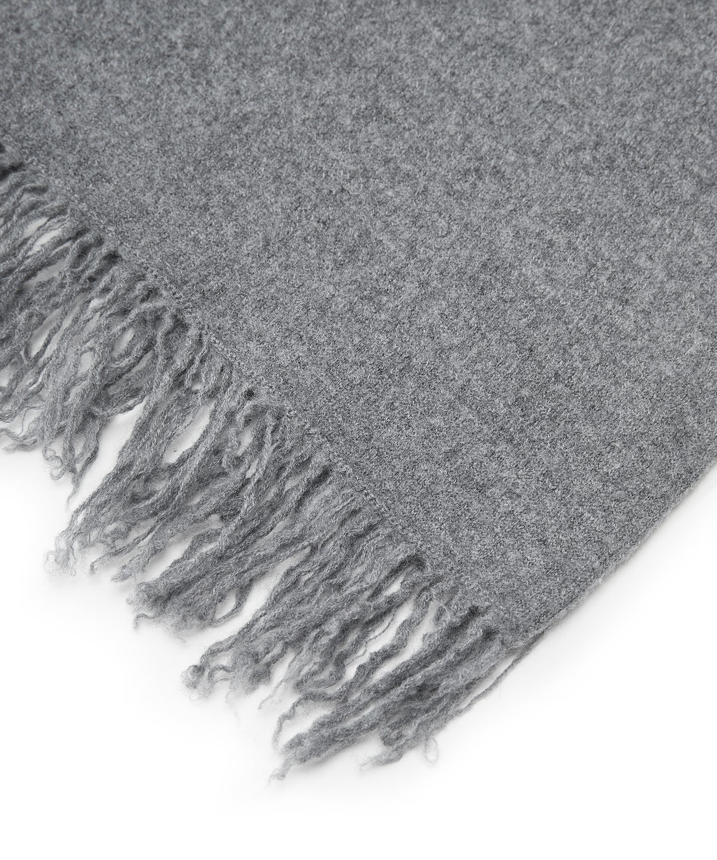 [CROQUIS] Felted Wool Fringe Scarf