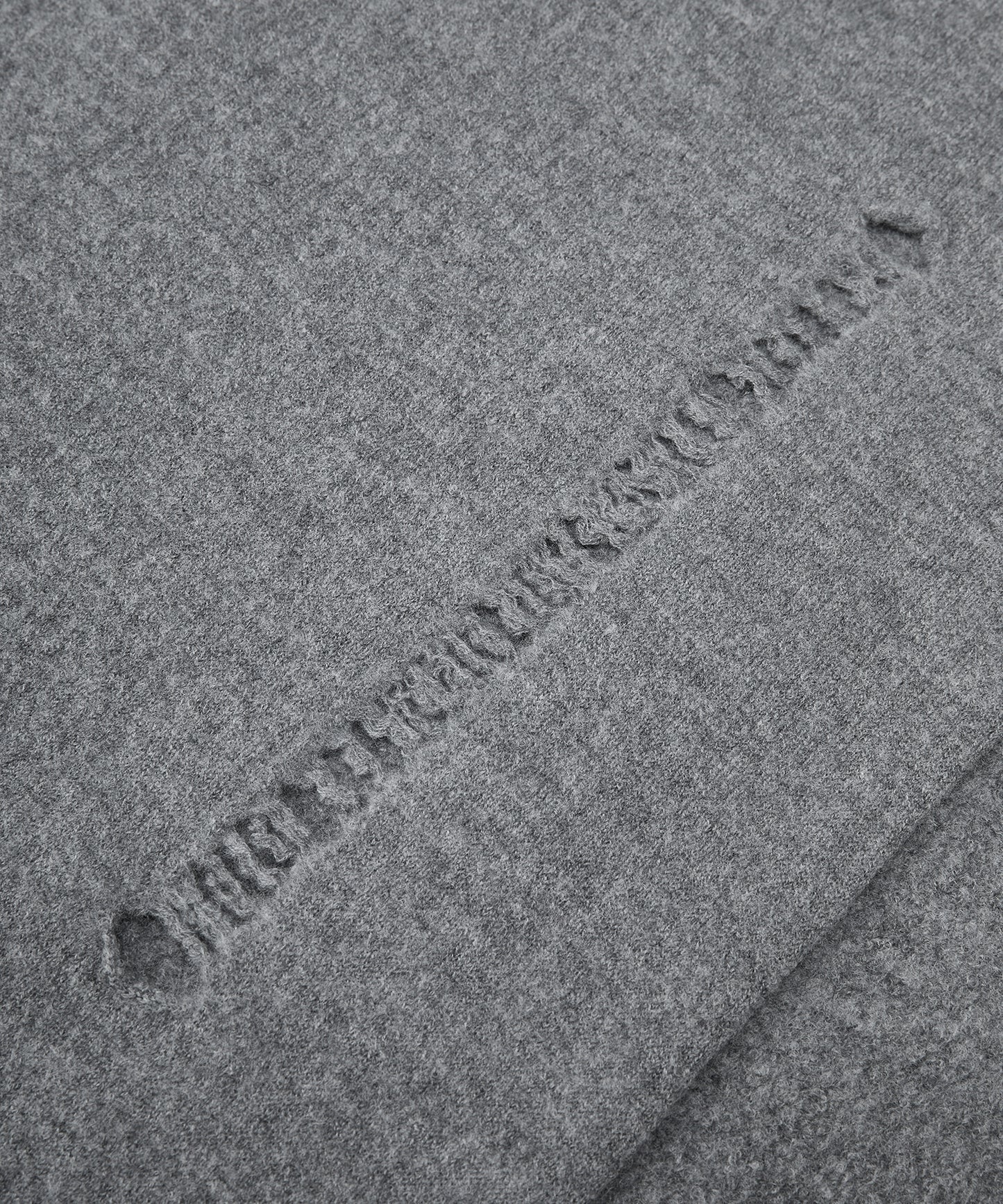 [CROQUIS] Felted Wool Fringe Scarf