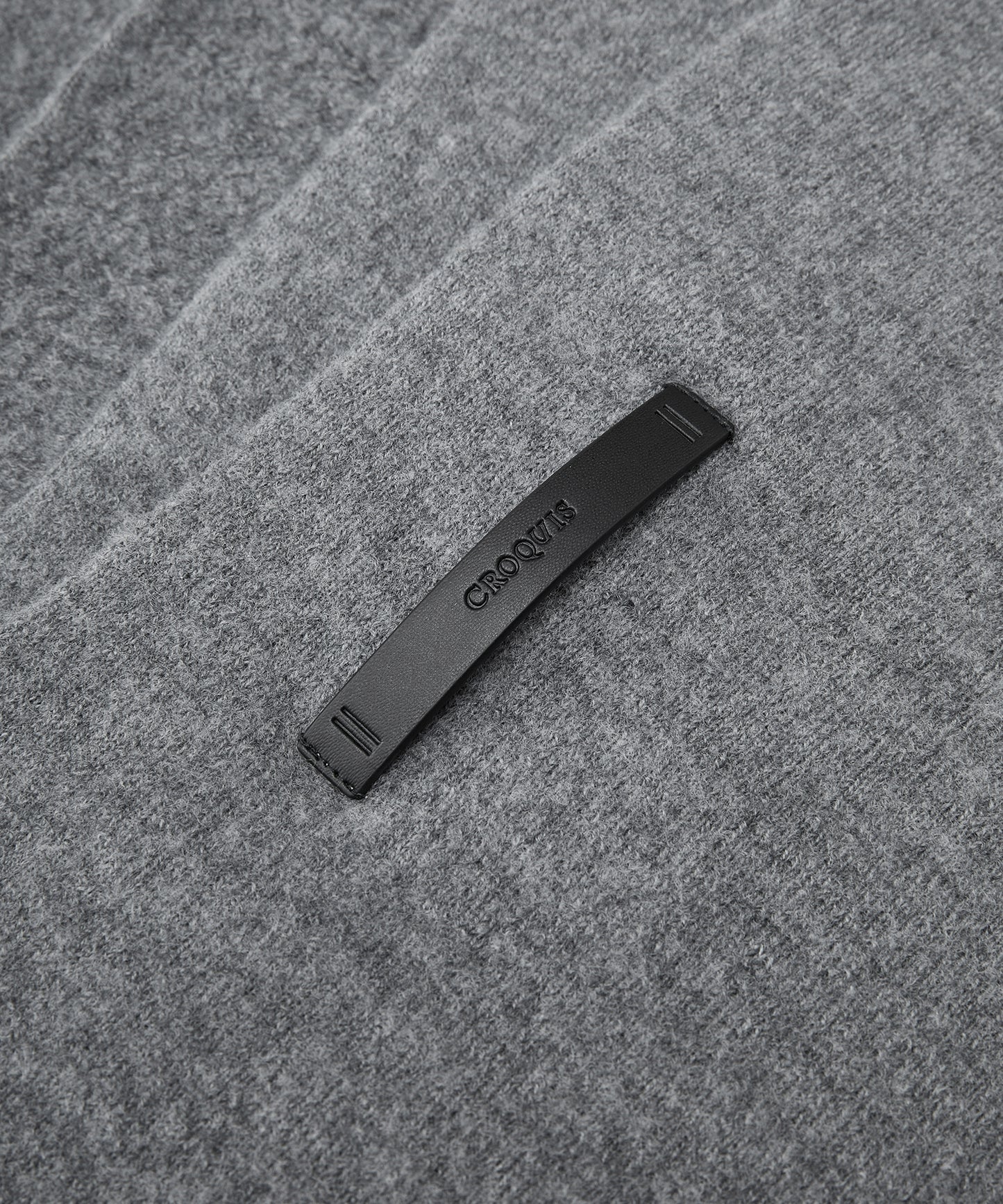 [CROQUIS] Felted Wool Fringe Scarf