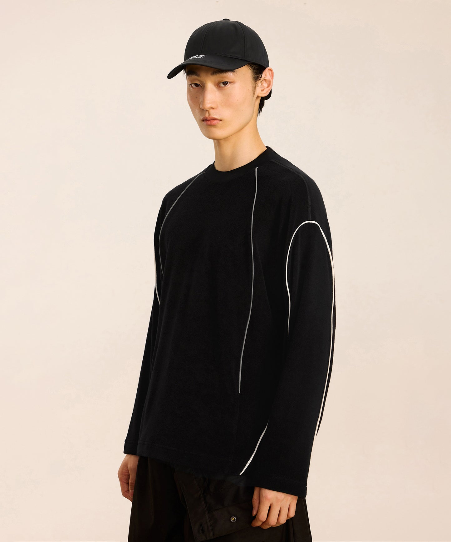 [CROQUIS] Wool Contrast Baseball Cap