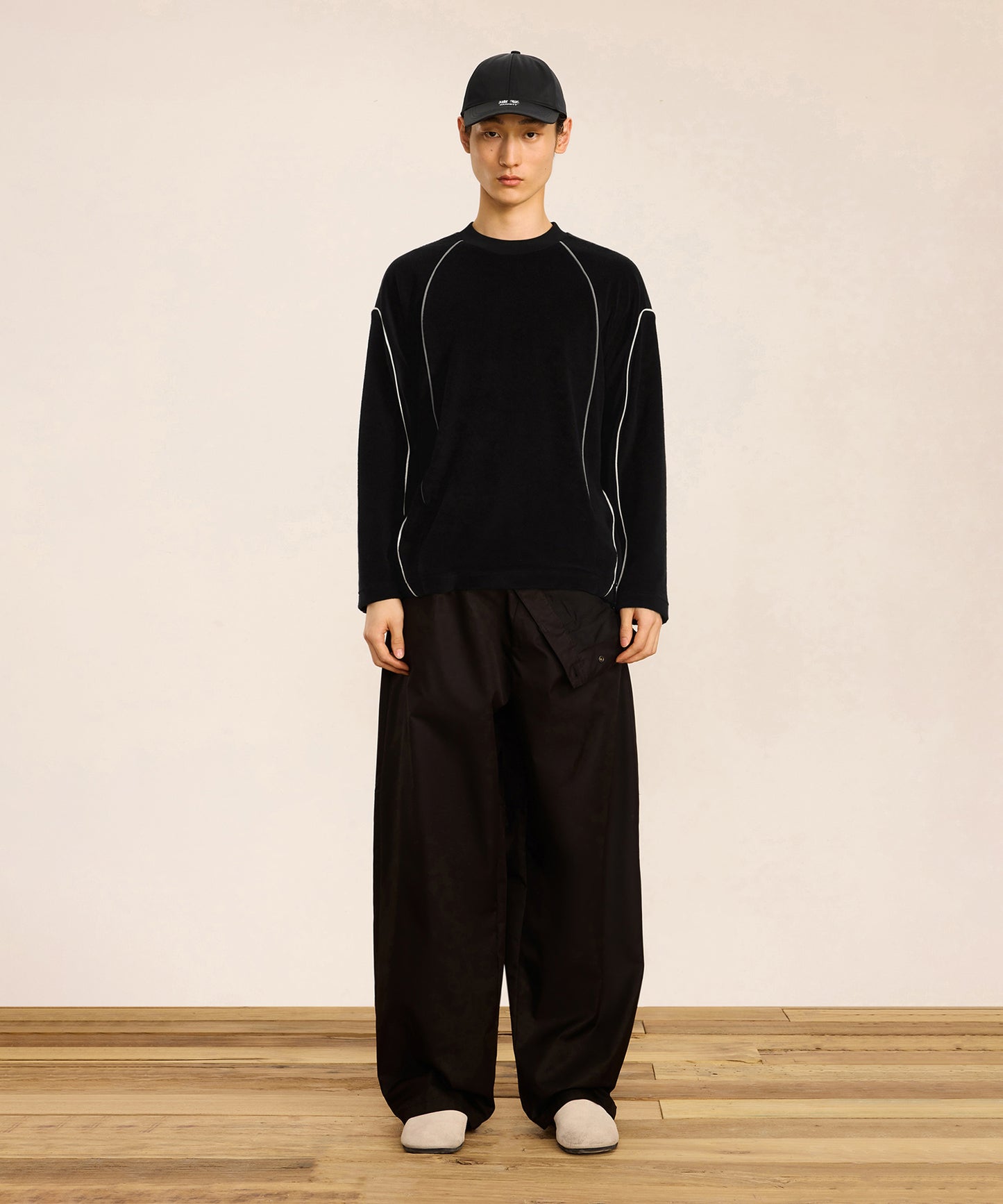 [CROQUIS] Wool Contrast Baseball Cap