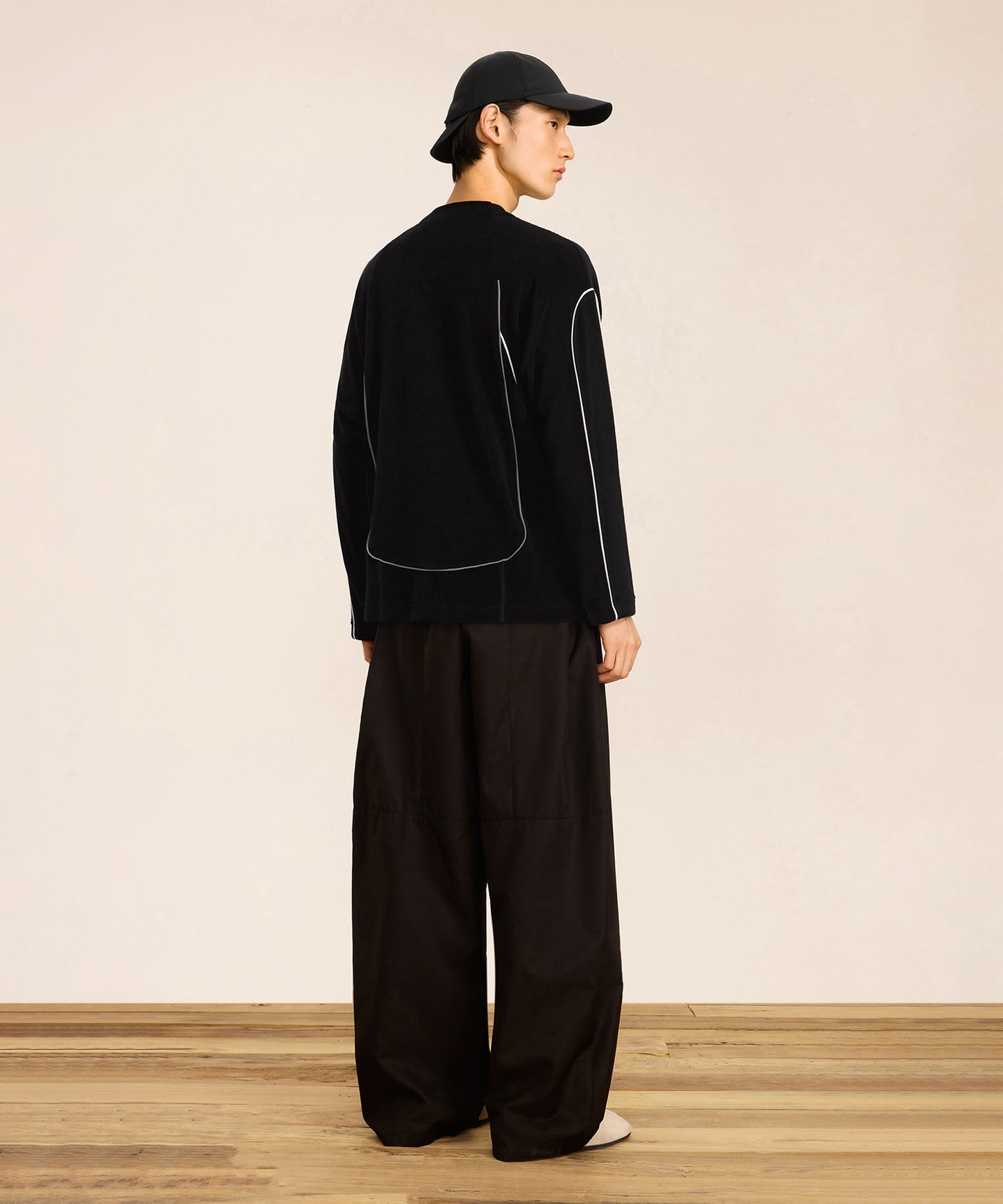 [CROQUIS] Wool Contrast Baseball Cap