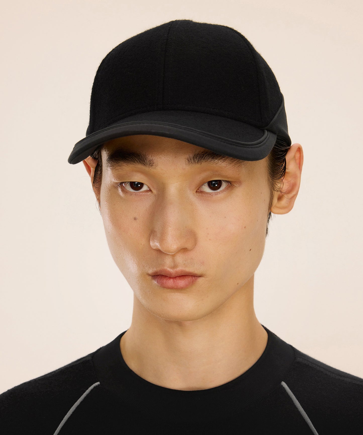 [CROQUIS] Wool Contrast Baseball Cap