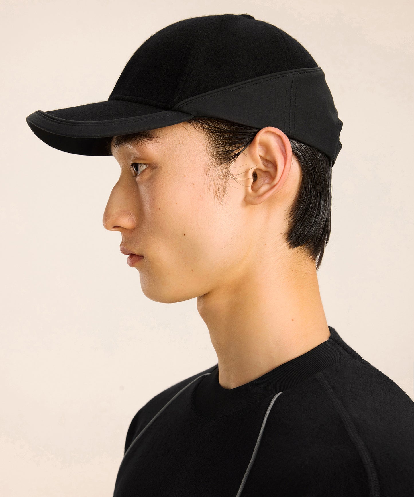 [CROQUIS] Wool Contrast Baseball Cap