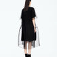Pleated Ruffle Dress