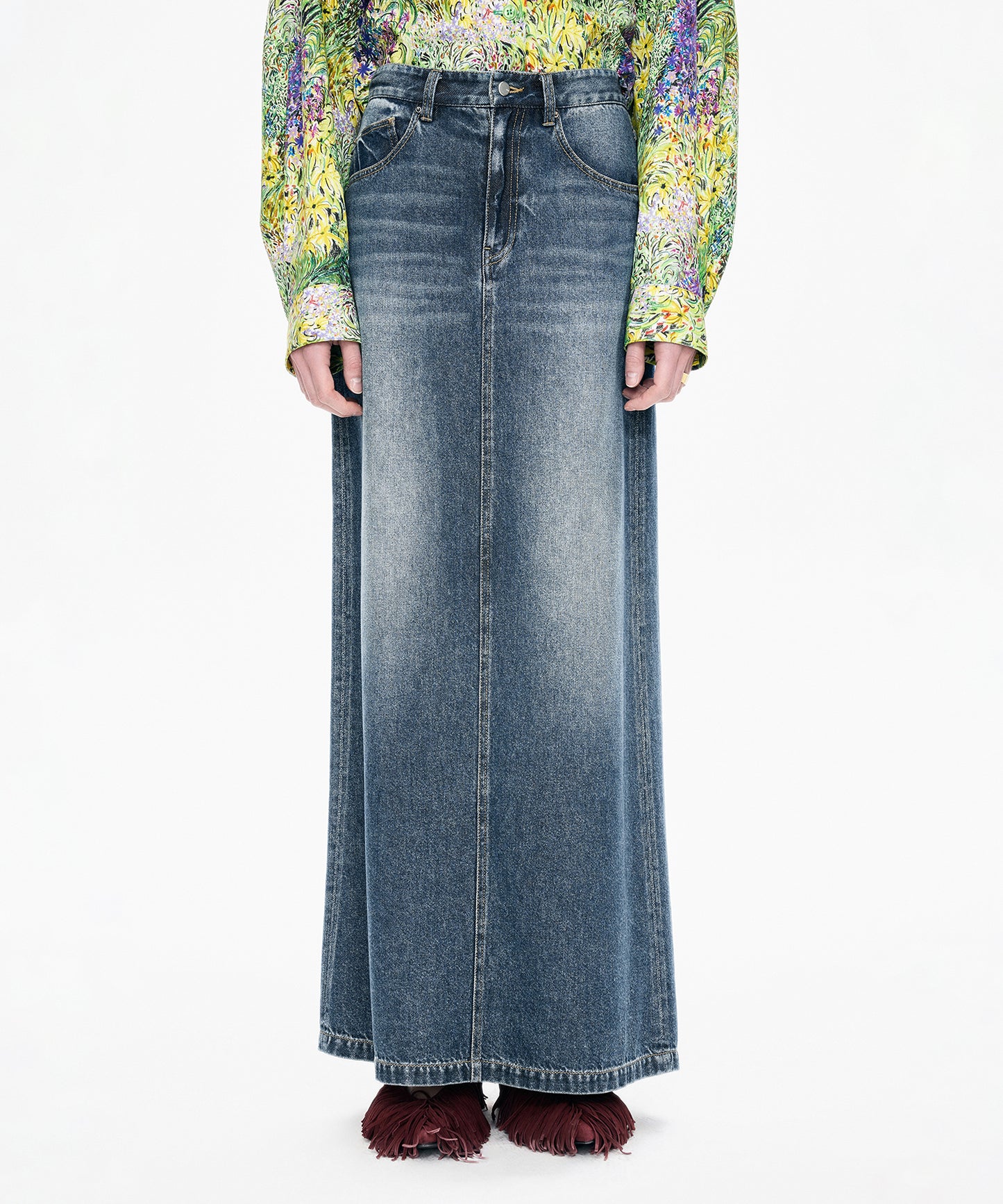 Vintage Soft Denim Skirt