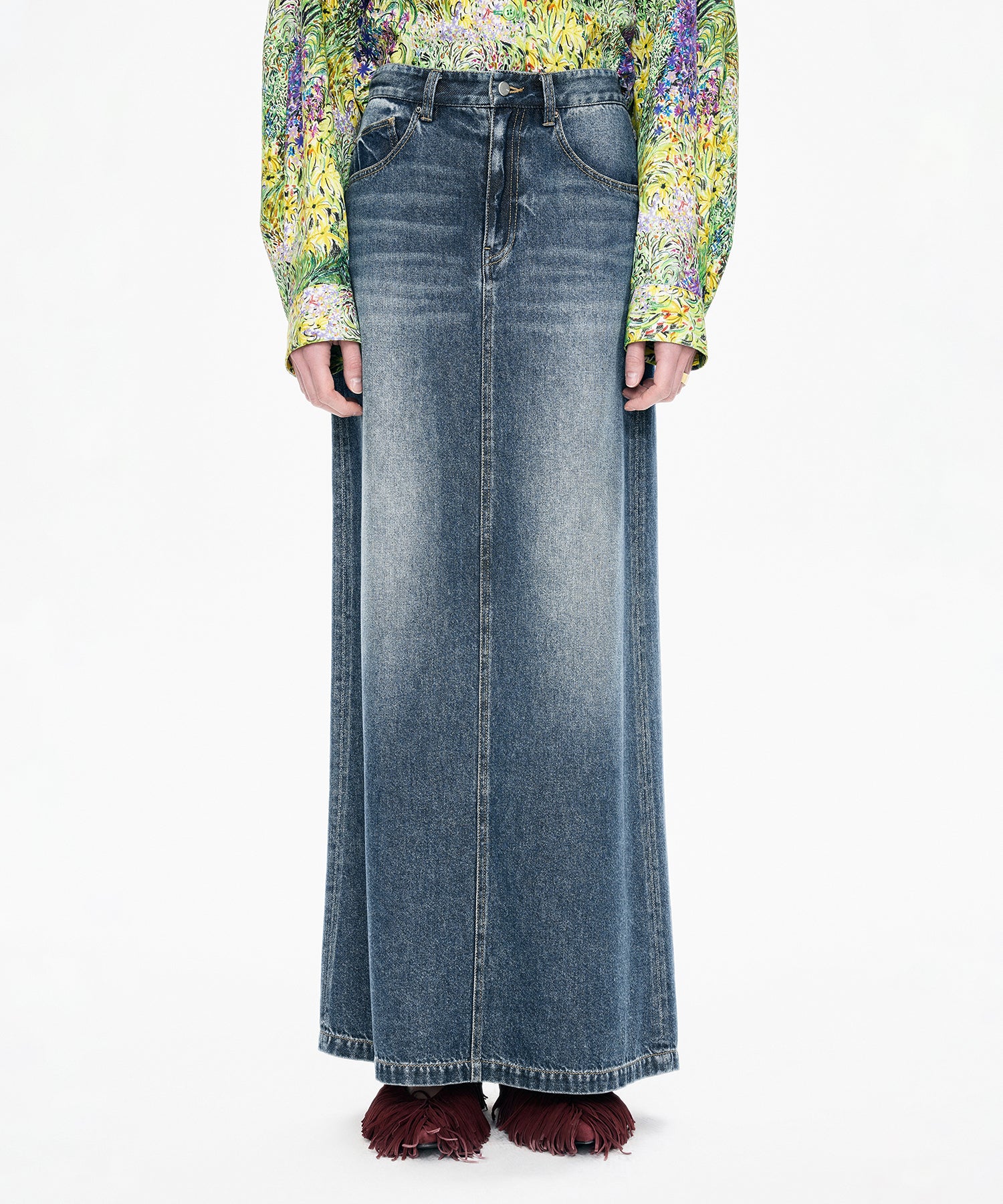 Vintage Soft Denim Skirt