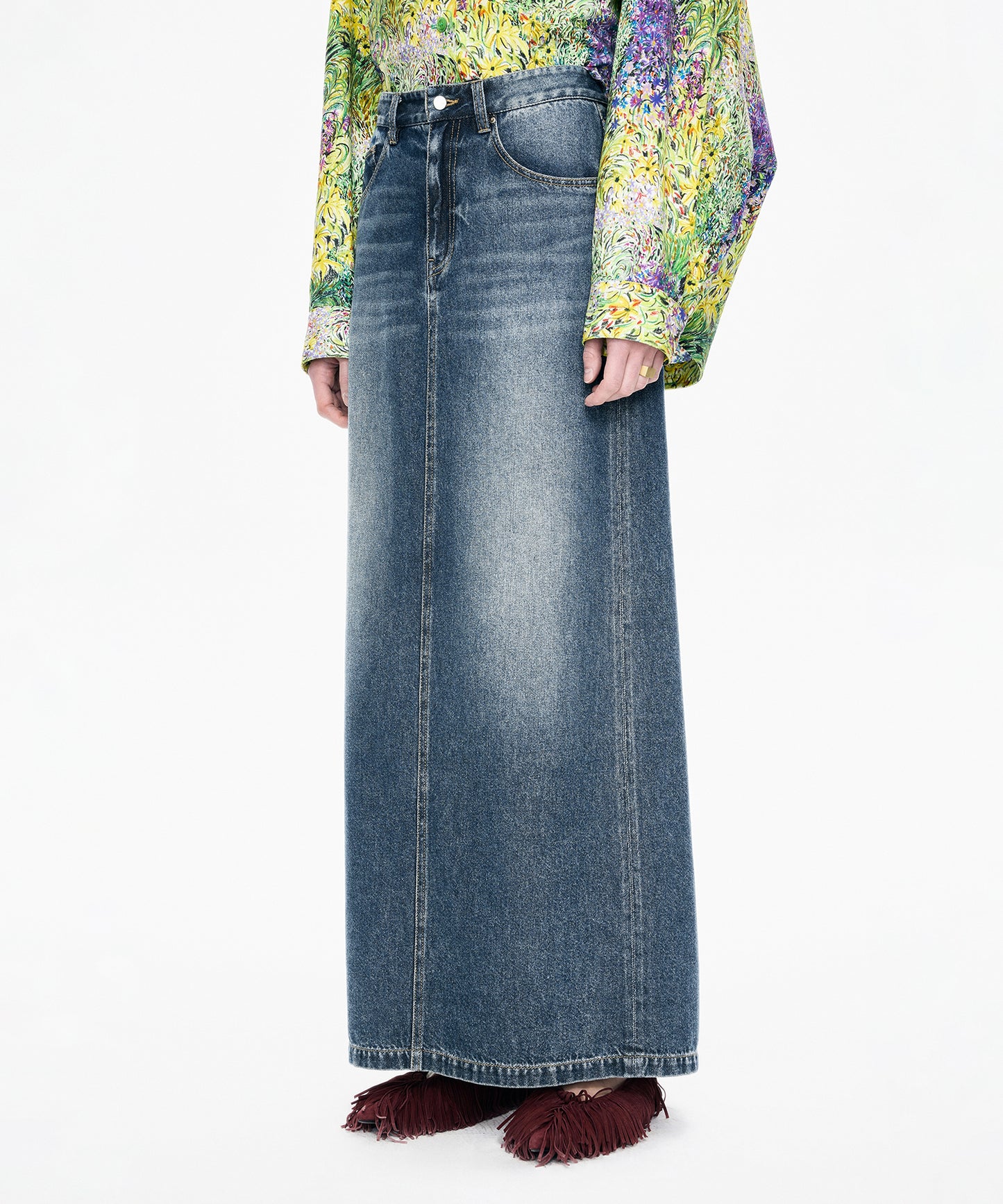 Vintage Soft Denim Skirt