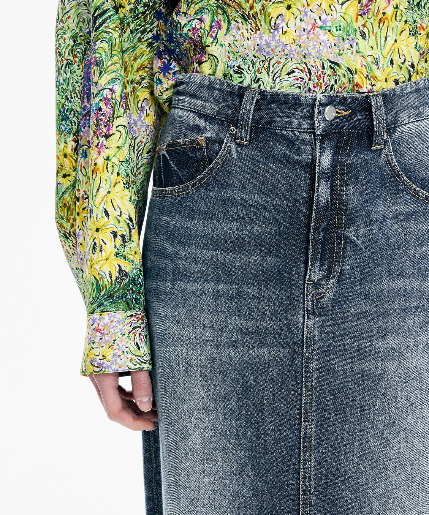 Vintage Soft Denim Skirt