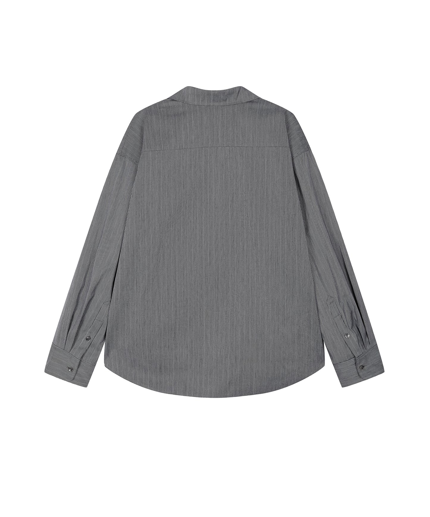 Pinstripe Wrap Shirt