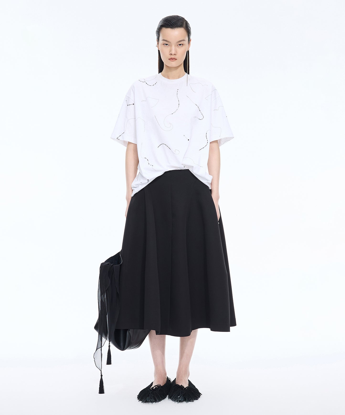 Embroidered Cotton T-Shirt