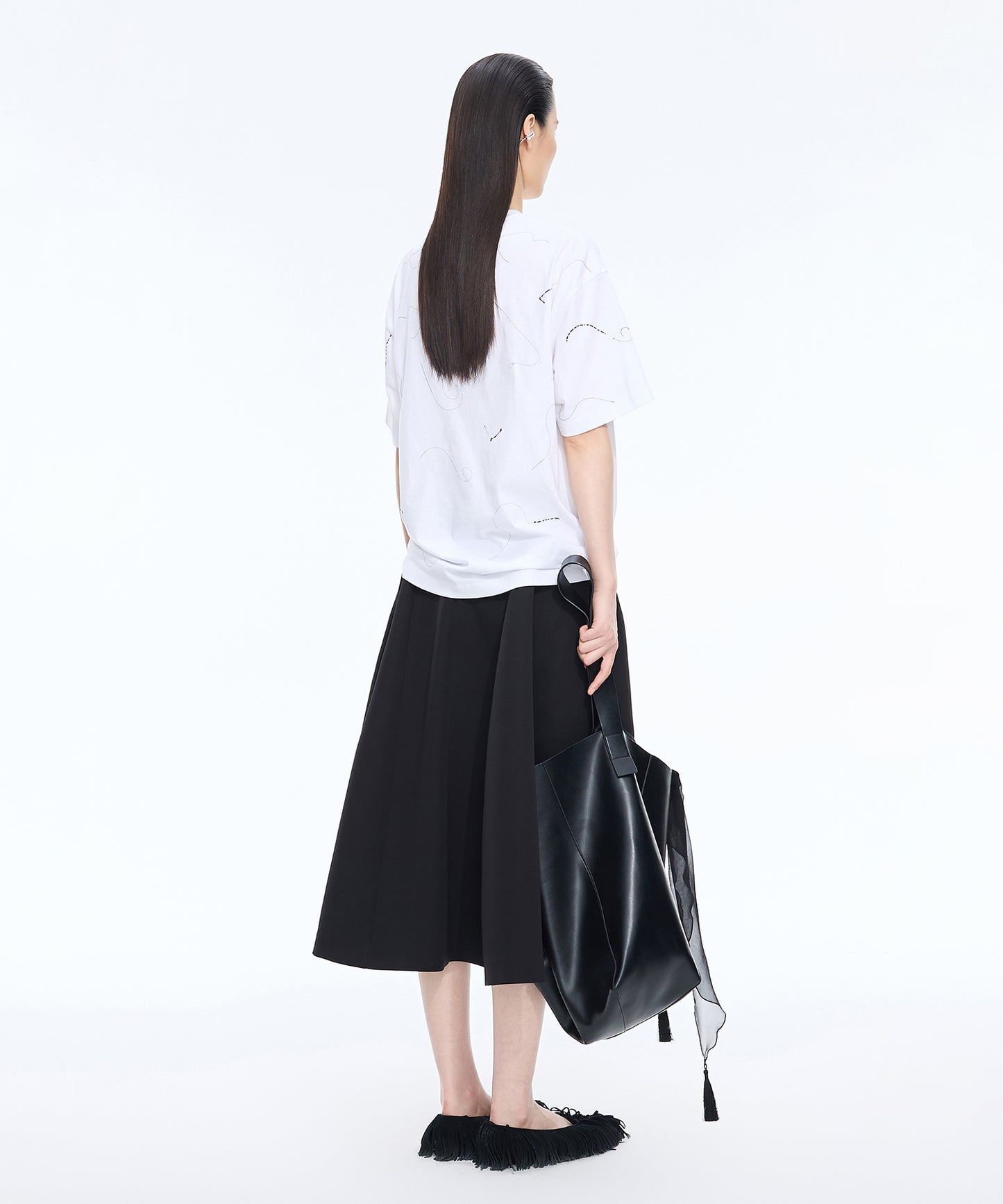 Embroidered Cotton T-Shirt