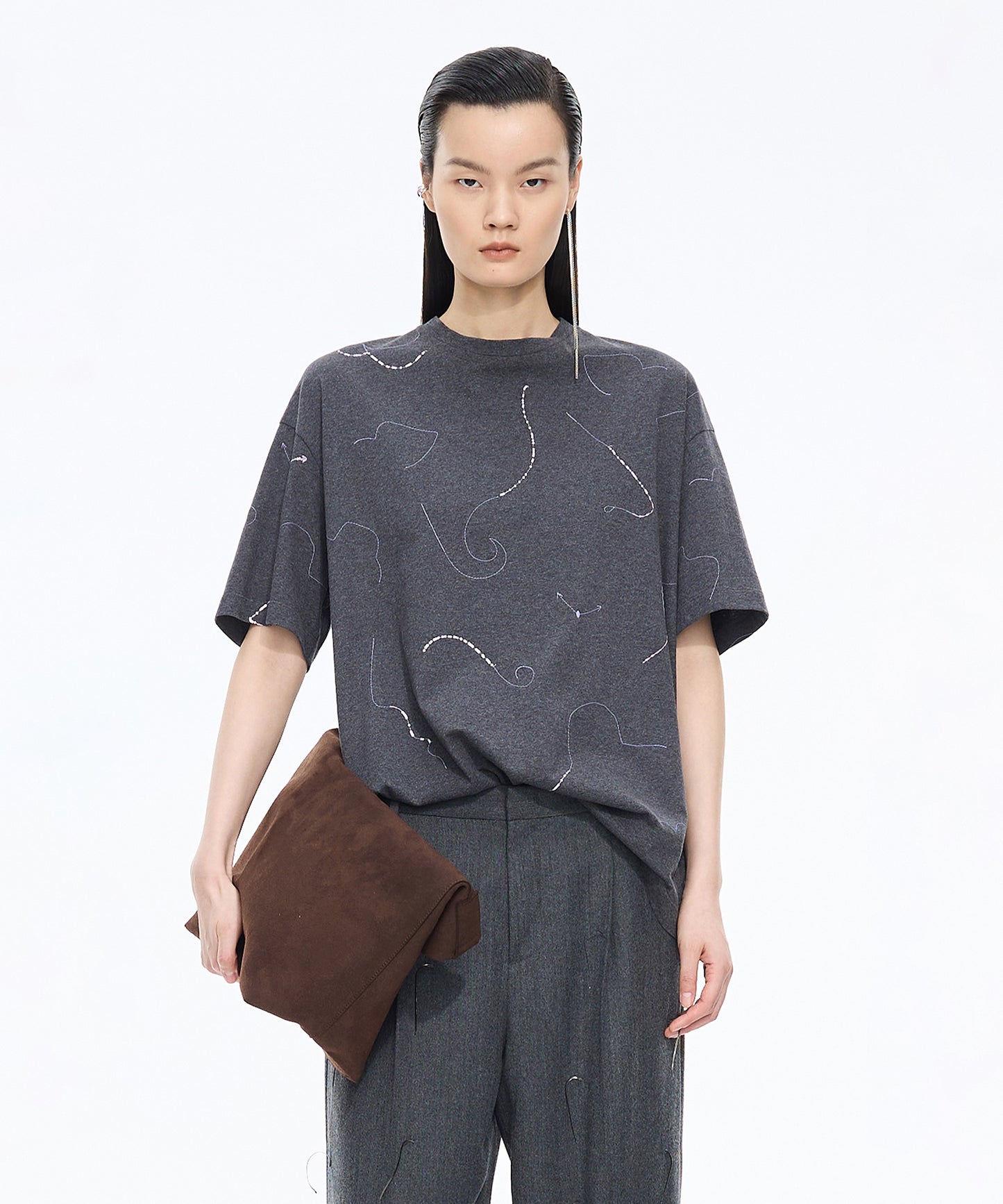 Embroidered Cotton T-Shirt