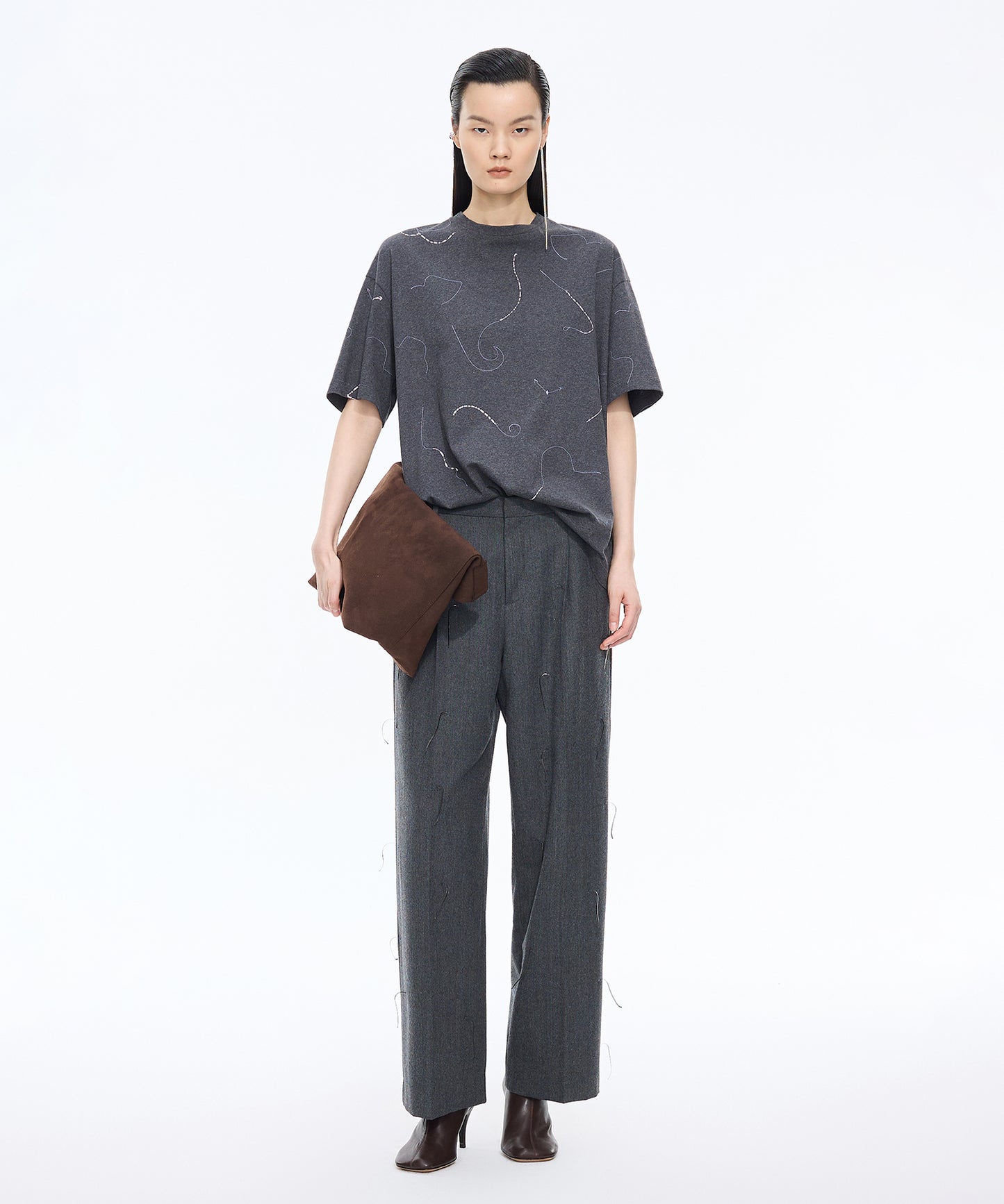 Embroidered Cotton T-Shirt