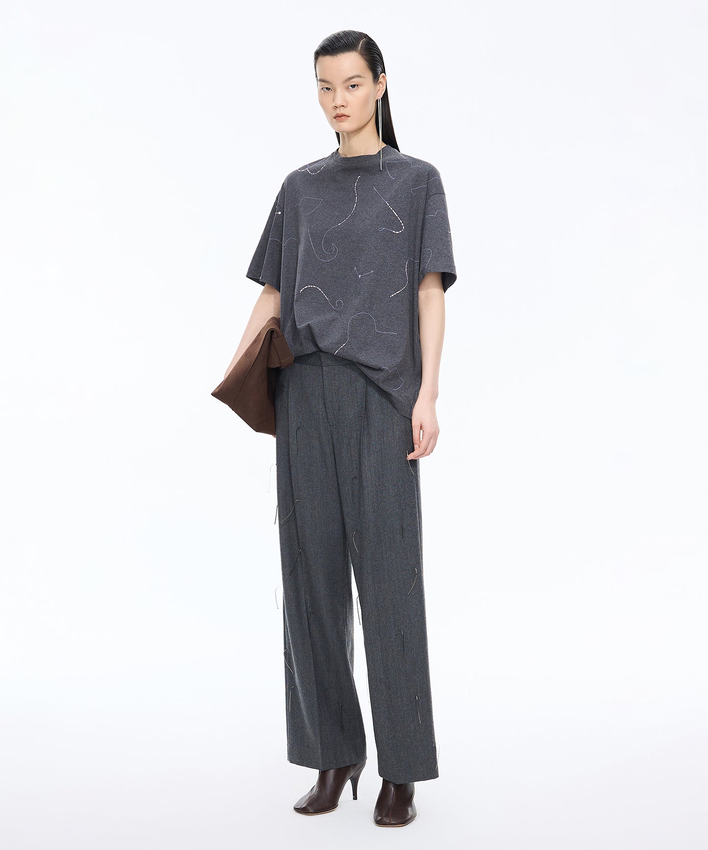 Embroidered Cotton T-Shirt