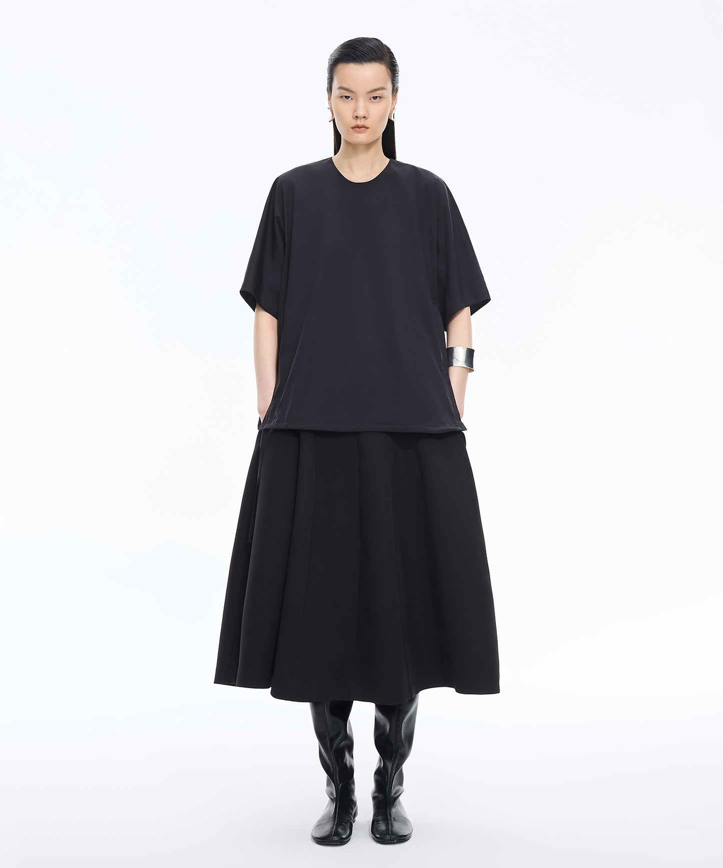 Structured Umbrella Skirt