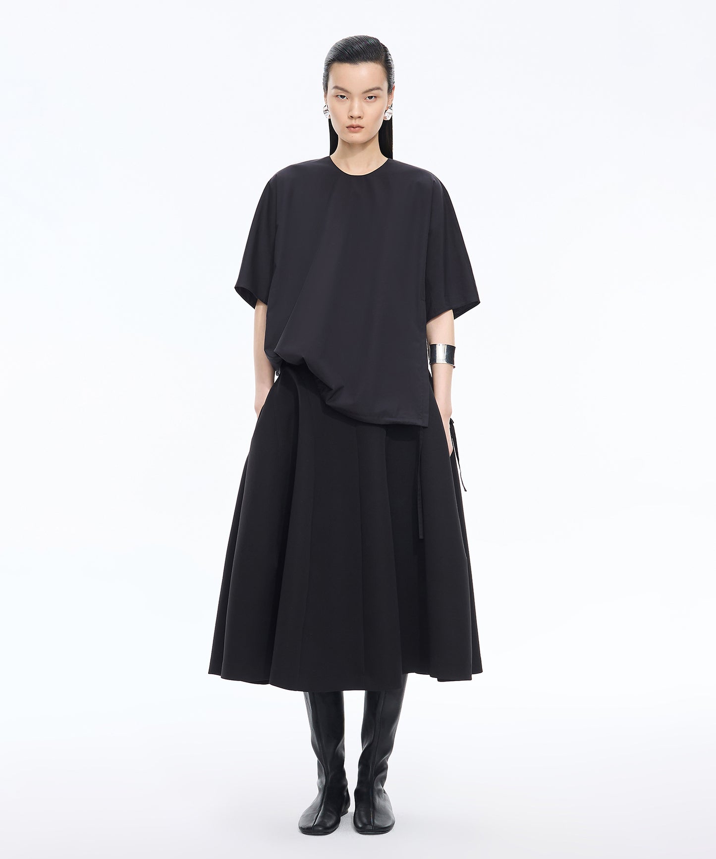 Structured Umbrella Skirt