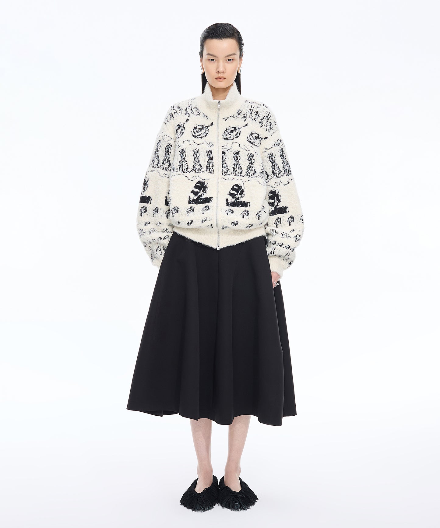 Structured Umbrella Skirt