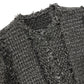 Fringed Tweed-Inspired Jacket