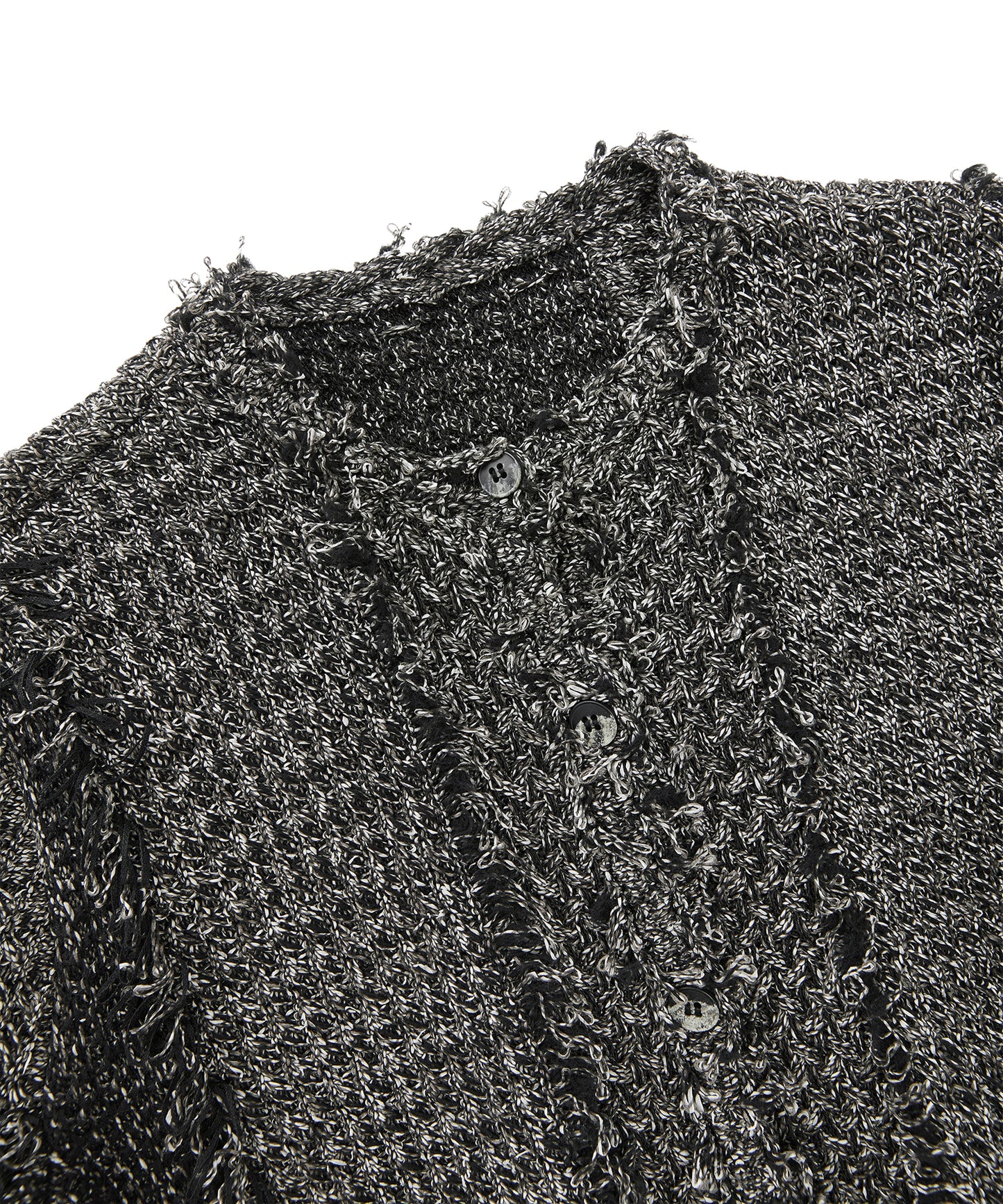 Fringed Tweed-Inspired Jacket