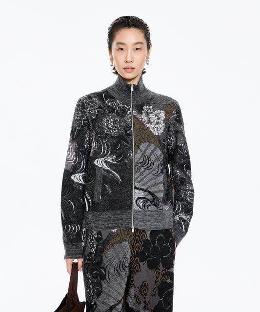 Oriental Jacquard Jacket