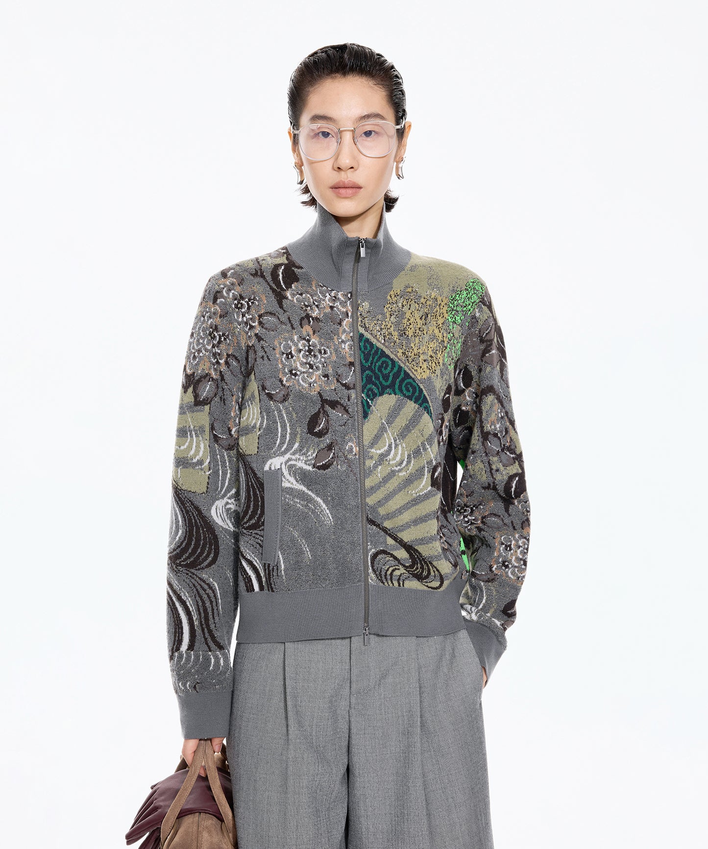 Oriental Jacquard Jacket