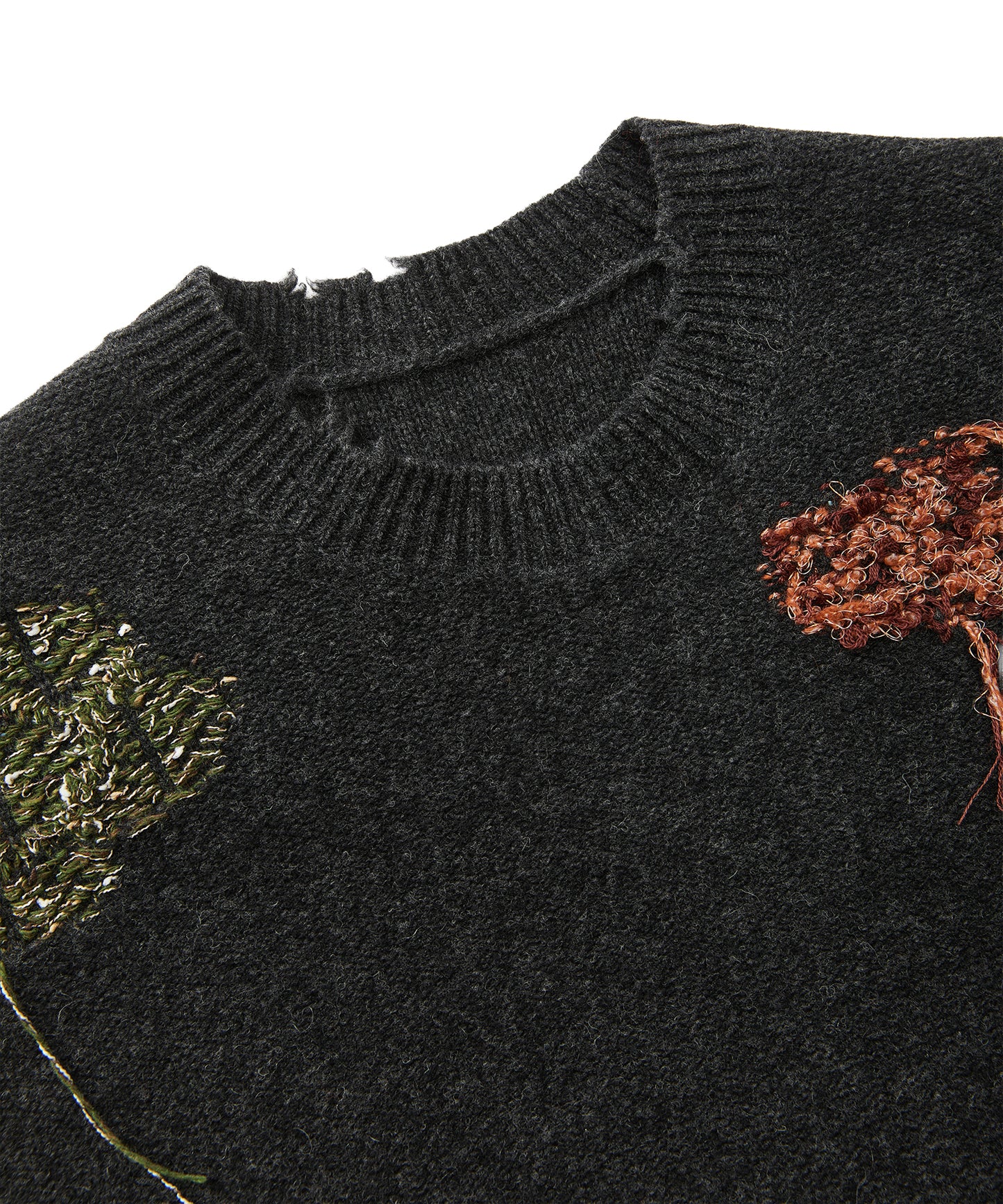 Embroidered Wool Sweater