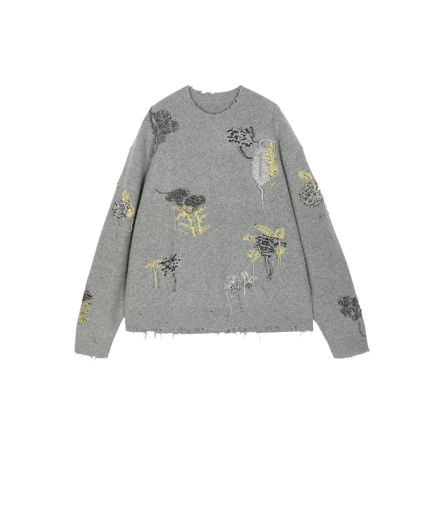 Embroidered Wool Sweater