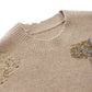 Embroidered Wool Sweater