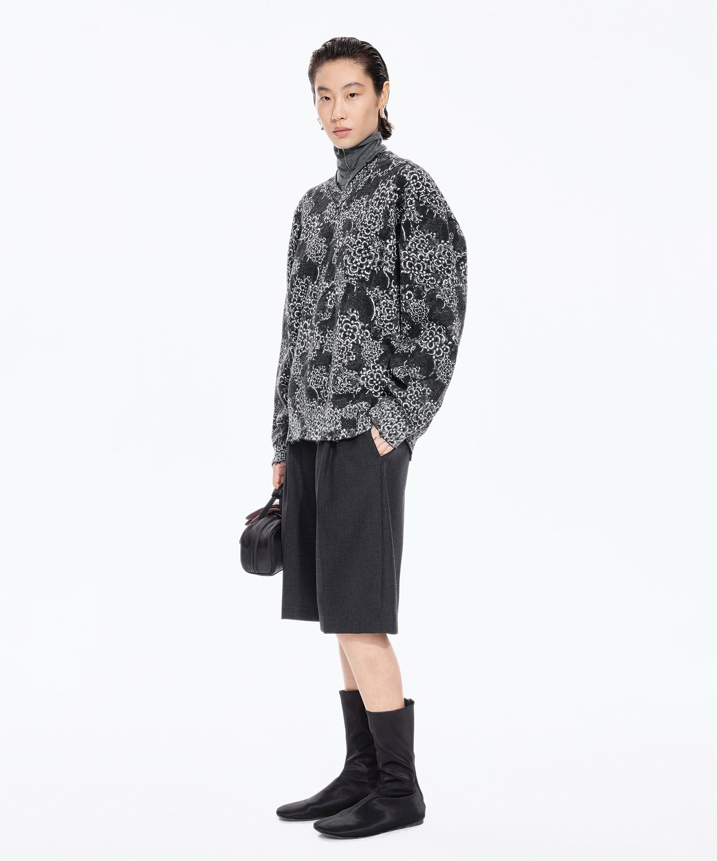 Osmanthus Jacquard Sweater