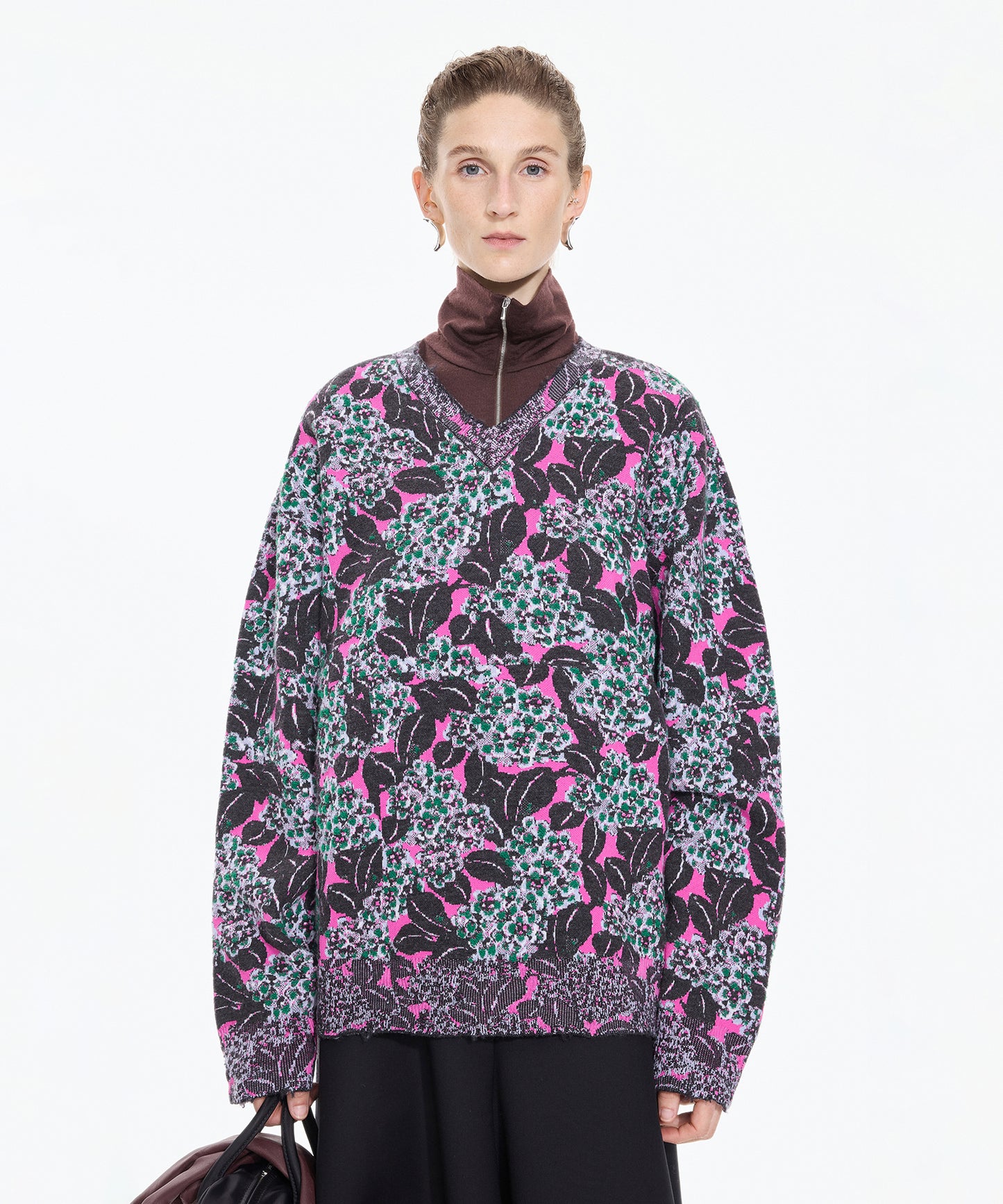 Osmanthus Jacquard Sweater