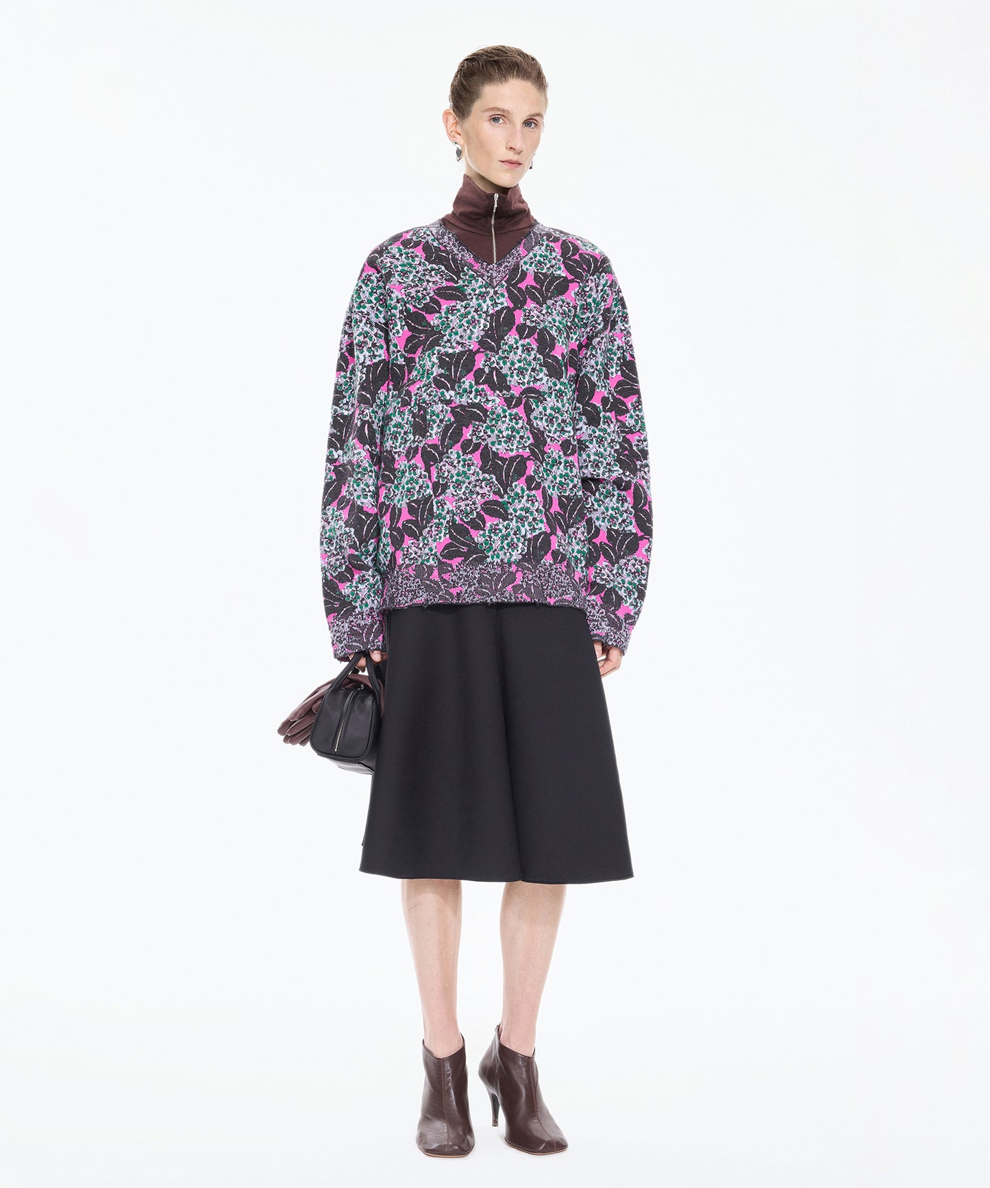 Osmanthus Jacquard Sweater