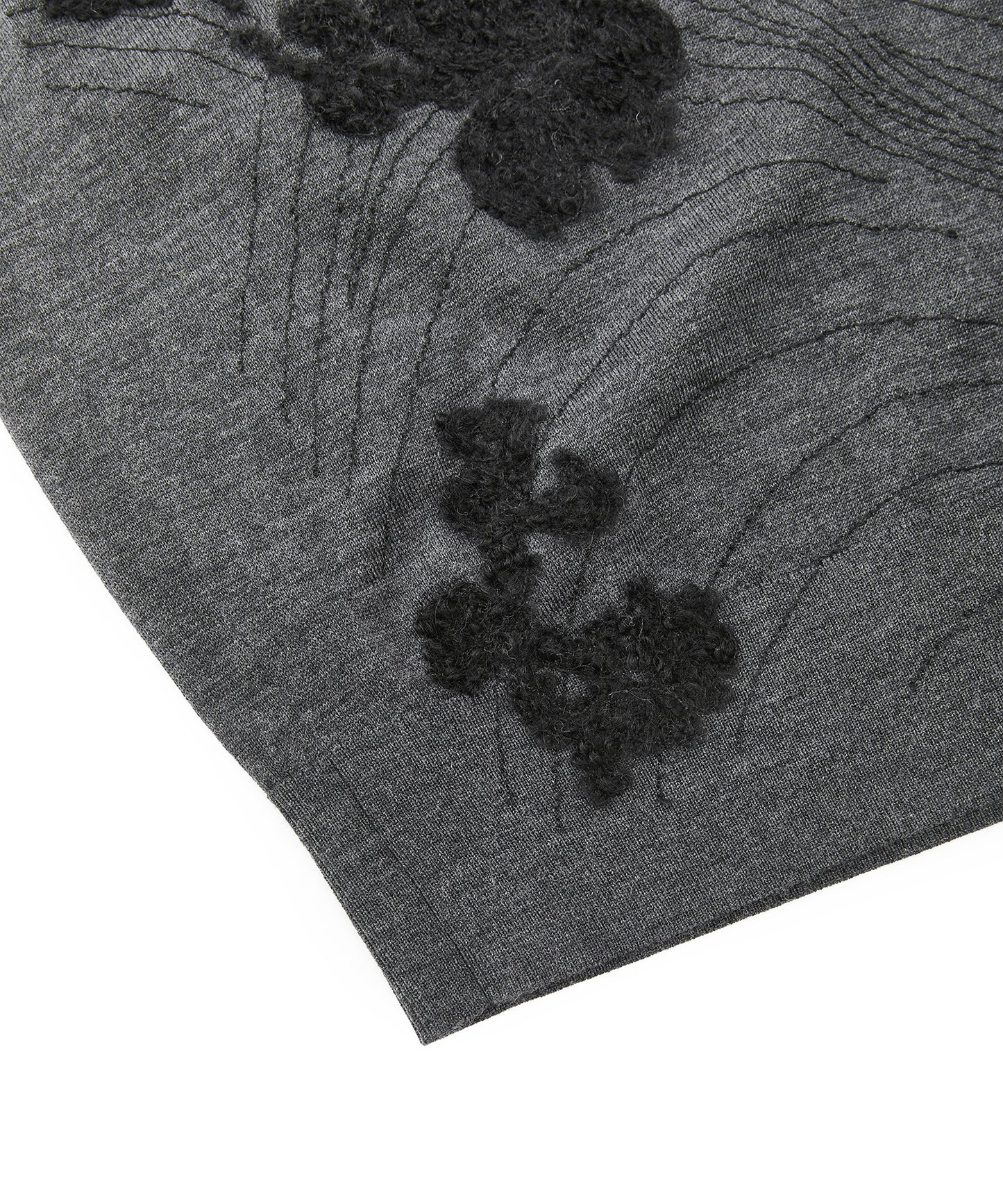 Floral Embroidered Merino Sweater