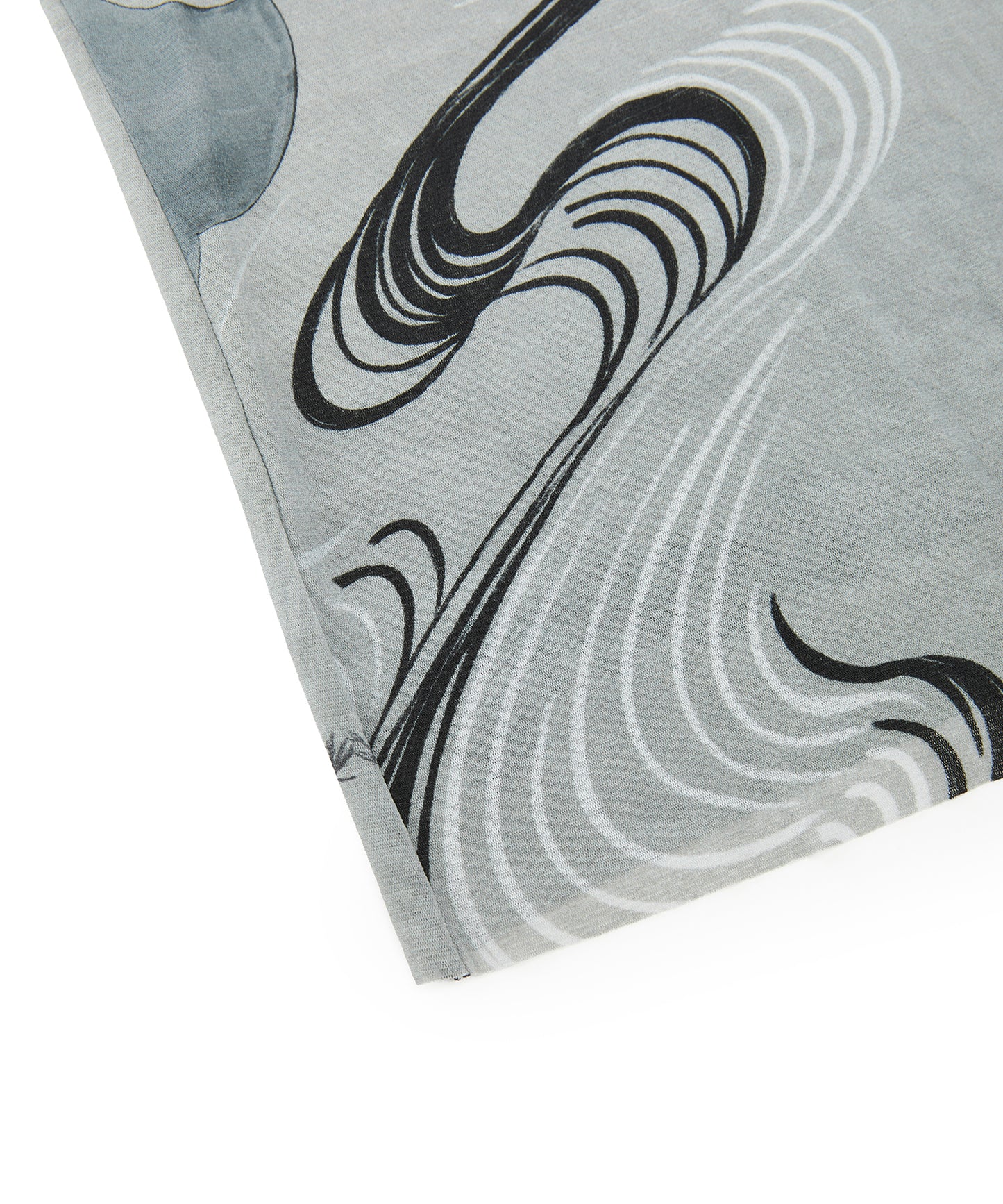 Oriental Print Second-Skin Top