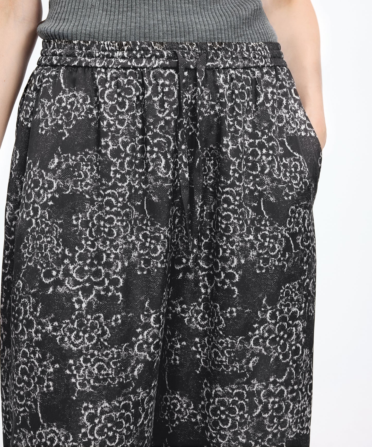 Osmanthus Bloom Satin Trousers