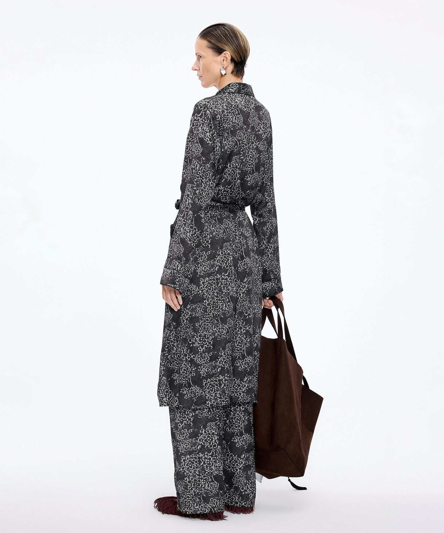 Osmanthus Bloom Satin Trousers