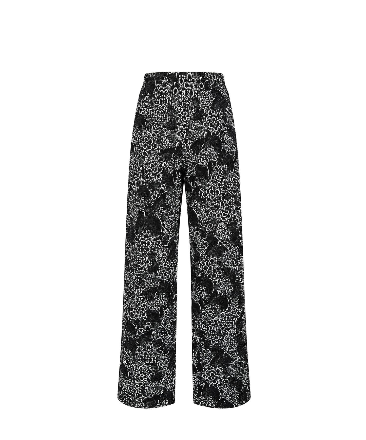 Osmanthus Jacquard Knit Trousers