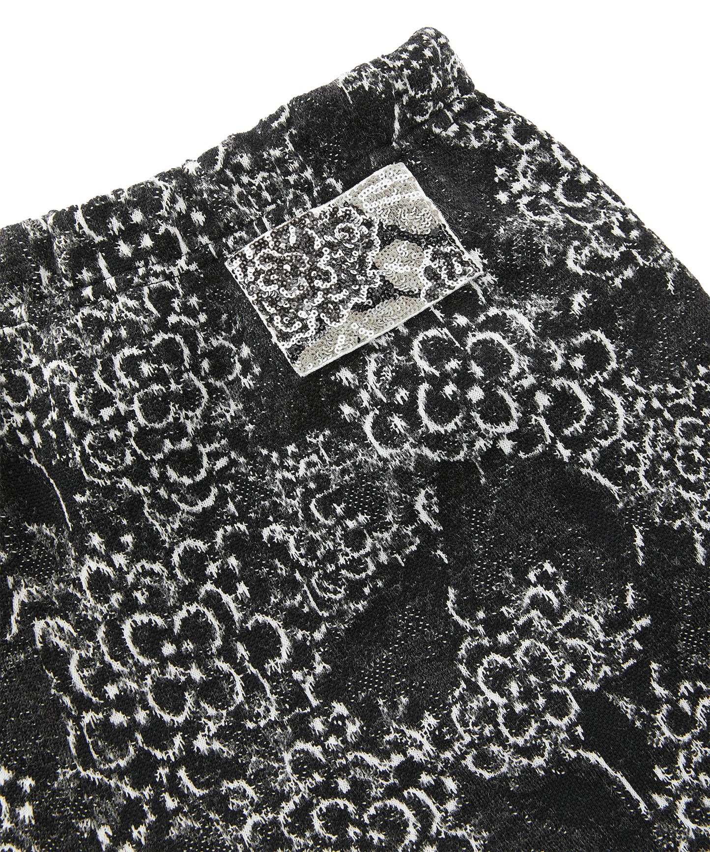 Osmanthus Jacquard Knit Trousers