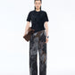 Oriental Jacquard Knit Trousers