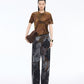 Oriental Jacquard Knit Trousers