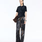 Oriental Jacquard Knit Trousers